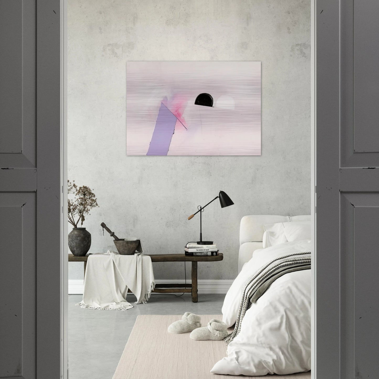 UNTITLED - Luis Feito Brushed Aluminum Print - 70x100 cm / 28x40 inches | Luis Feito Aluminum Print | Luis Feito Prints