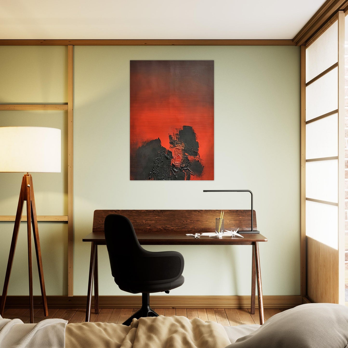 UNTITLED 1961 1 - Luis Feito Brushed Aluminum Print - 70x100 cm / 28x40 inches | Luis Feito Aluminum Print | Luis Feito Prints