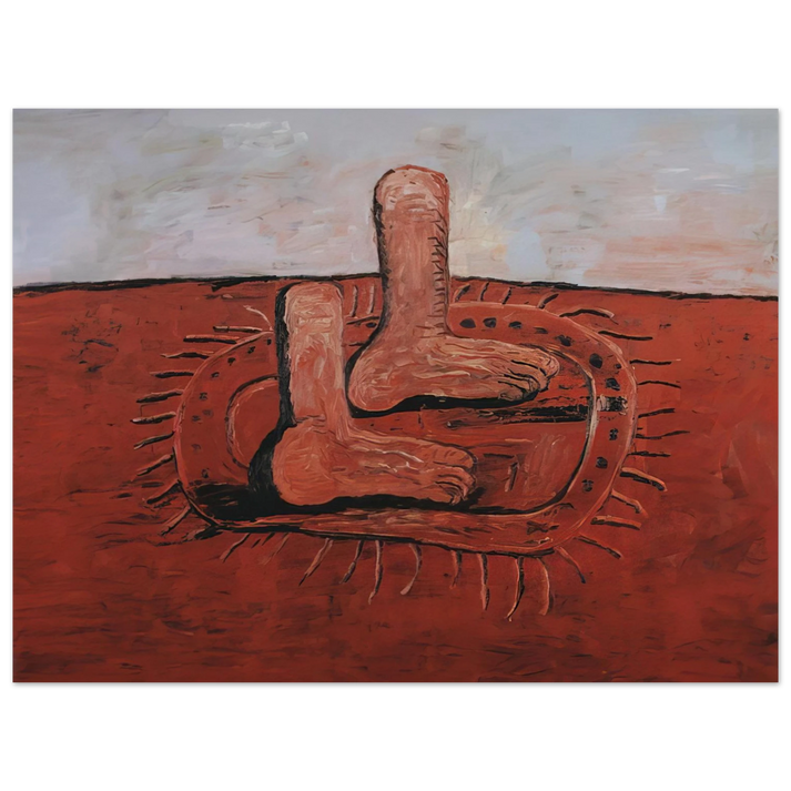 Philip Guston - TWO FAT FEET  75x100 cm / 30x40inches Fine Art Poster