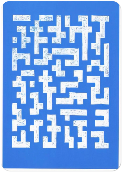 DOUBLE IMPRESSION IV 1978 By Anni Albers Pack of 10 Post Cards | Anni Albers Post Cards | A6 (10.5 x 14.8 cm) - 4.1 x 5.8 inches