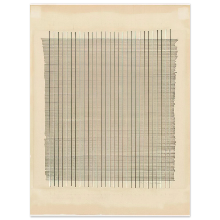 Agnes Martin - Tremolo  75x100 cm / 30x40inches Fine Art Poster