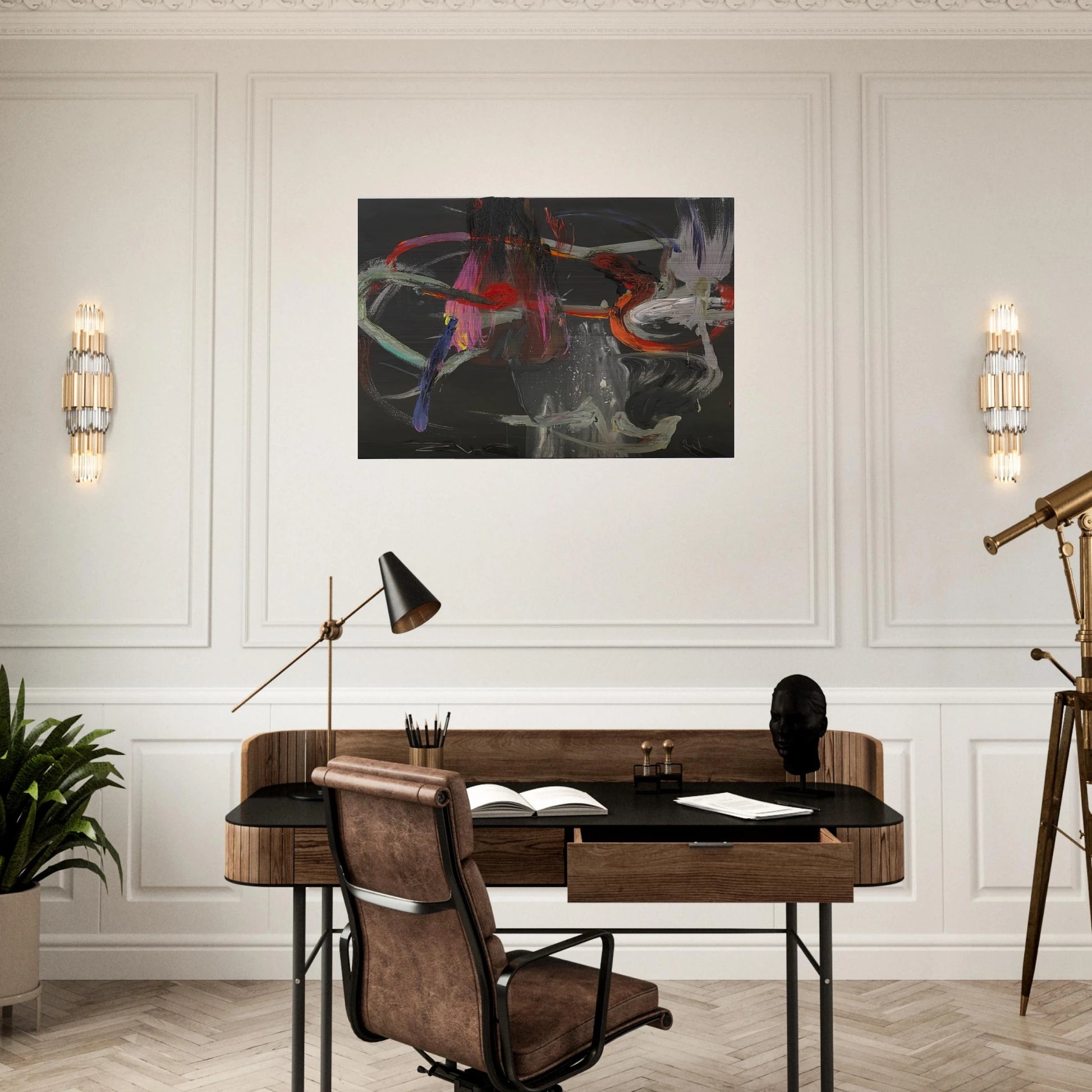I Saw That #281 - 1984 - Stephen Mueller Brushed Aluminum Print - 70x100 cm / 28x40 inches | Stephen Mueller Aluminum Print | Stephen Mueller Prints