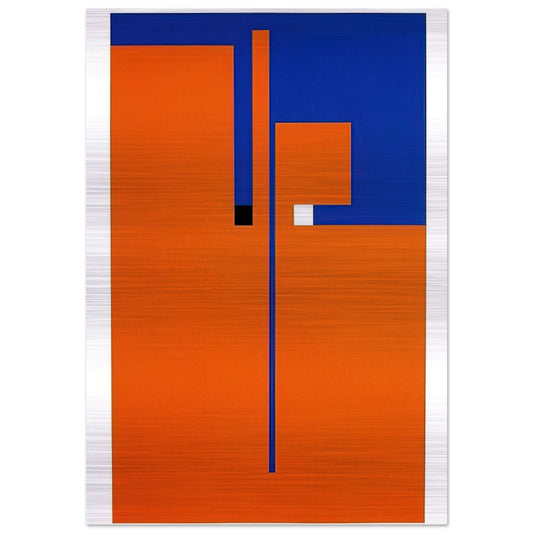 Tribute to Santomaso - Concretism - Bruno Munari Brushed Aluminum Print - 70x100 cm / 28x40 inches | Bruno Munari Aluminum Print | Bruno Munari Prints