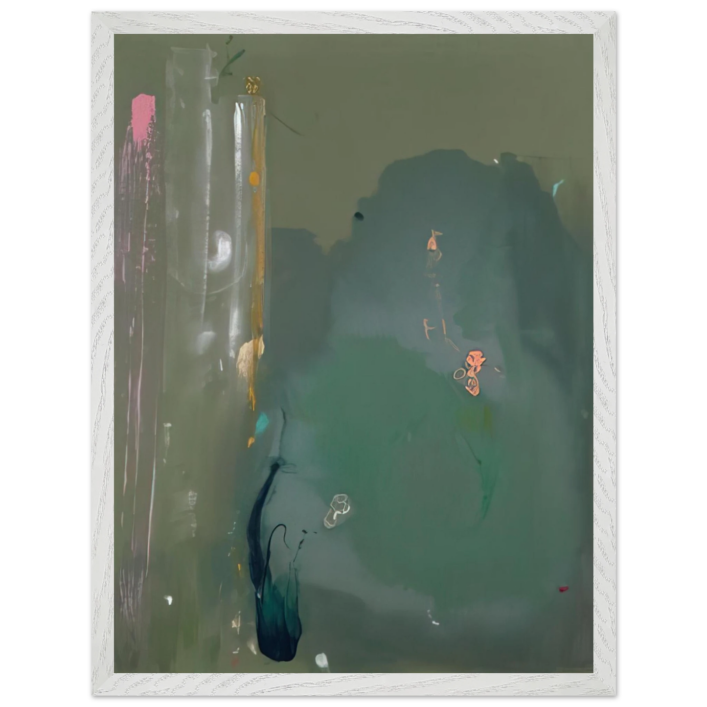 Helen Frankenthaler - CÃƒÆ’Ã‚Â´te d Argent - 1980 Wall art - 30x40 cm / 12x16 inches - Fine Art Poster-canvas - -