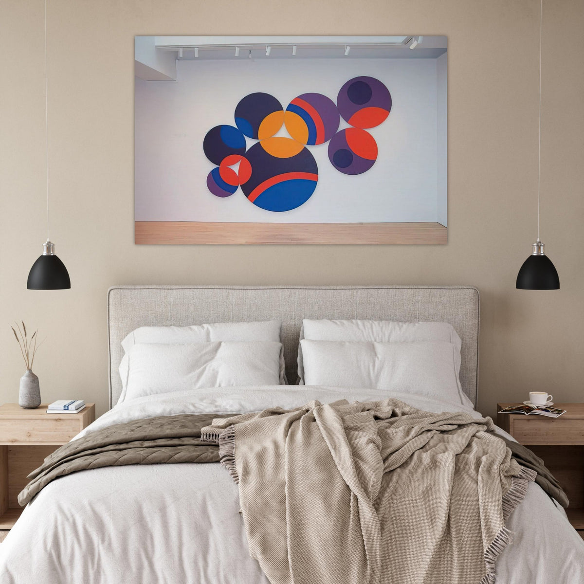 Constellation Twelve Circles - 1969 - Leon Polk Smith Art Prints - 100x150 cm / 40x60″ inches | Leon Polk Smith Poster | Leon Polk Smith Prints