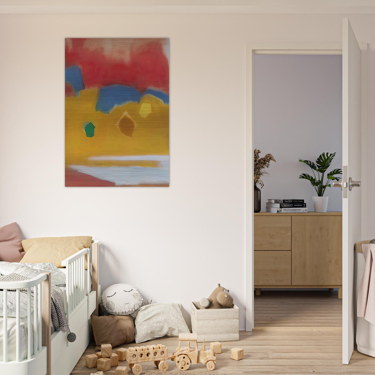 ZARZUELA 1982 - Esteban Vicente Brushed Aluminum Print - 70x100 cm / 28x40 inches | Esteban Vicente Aluminum Print | Esteban Vicente Prints