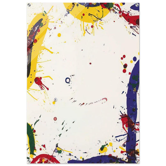 Upper Yellow II  Lembark L73  - Sam Francis Acrylic Print - 70x100 cm / 28x40″ inches | Sam Francis Wall Art | Sam Francis Prints