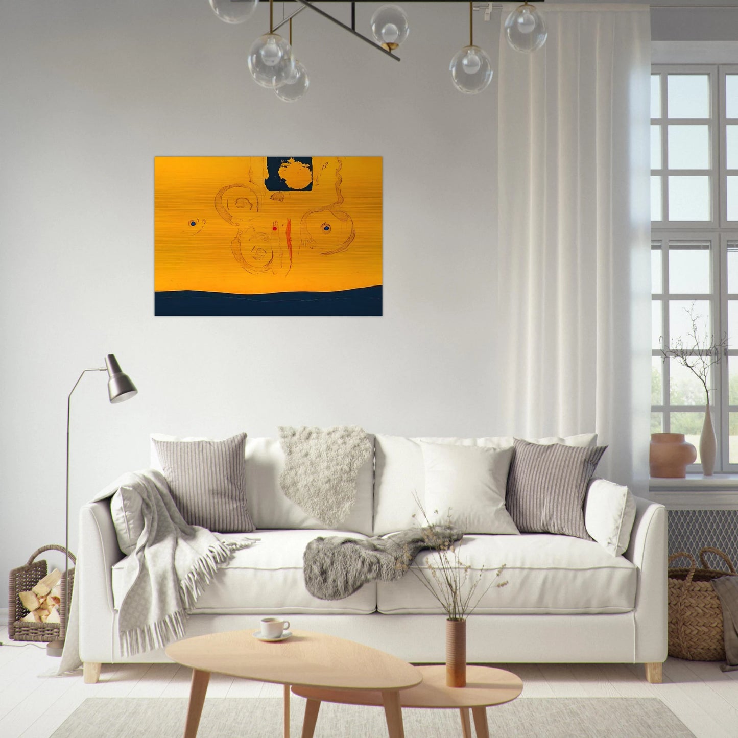 Plaza Real - 1988 - Helen Frankenthaler Brushed Aluminum Print - 70x100 cm / 28x40 inches | Helen Frankenthaler Aluminum Print | Helen Frankenthaler Prints