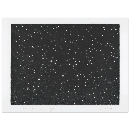 Vija Celmins - MOUNT HOLYOKE 1987  75x100 cm / 30x40inches Fine Art Poster