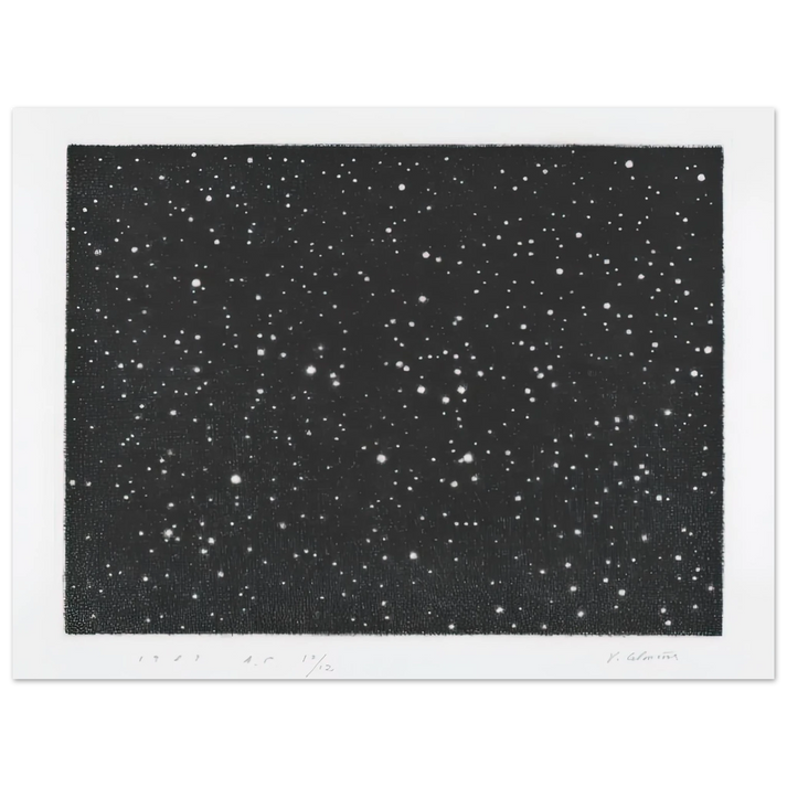 Vija Celmins - MOUNT HOLYOKE 1987  75x100 cm / 30x40inches Fine Art Poster
