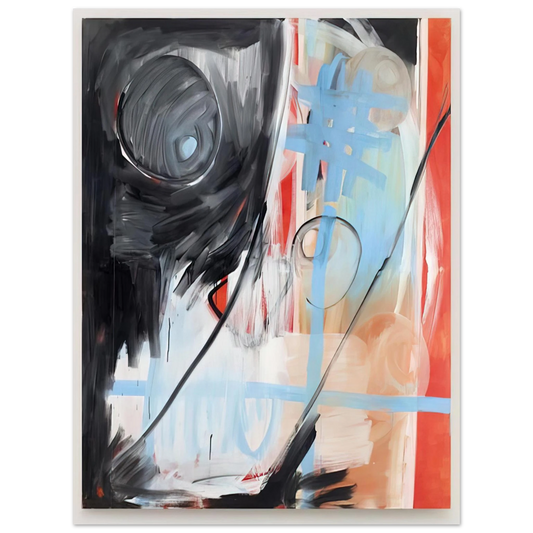 Michel Majerus - MoM Block Nr. 6 - 1999  75x100 cm / 30x40inches Fine Art Poster