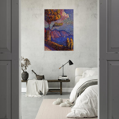 The Canal near St. Tropez - Henri-Edmond Cross Brushed Aluminum Print - 70x100 cm / 28x40 inches | Henri-Edmond Cross Aluminum Print | Henri-Edmond Cross Prints