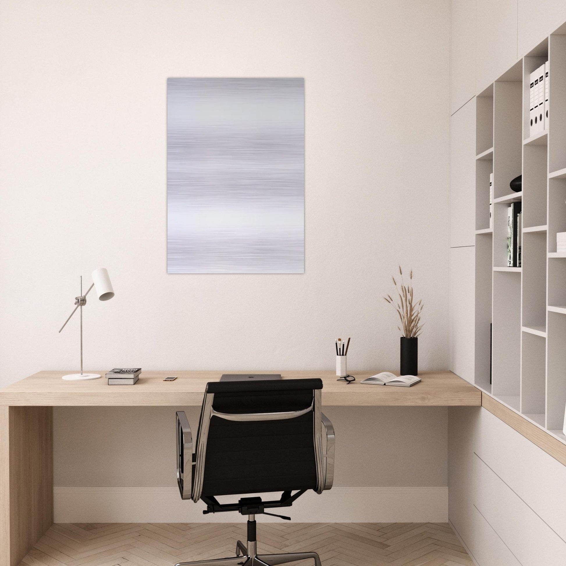 The Big N - Al Held Brushed Aluminum Print - 70x100 cm / 28x40 inches | Al Held Aluminum Print | Al Held Prints