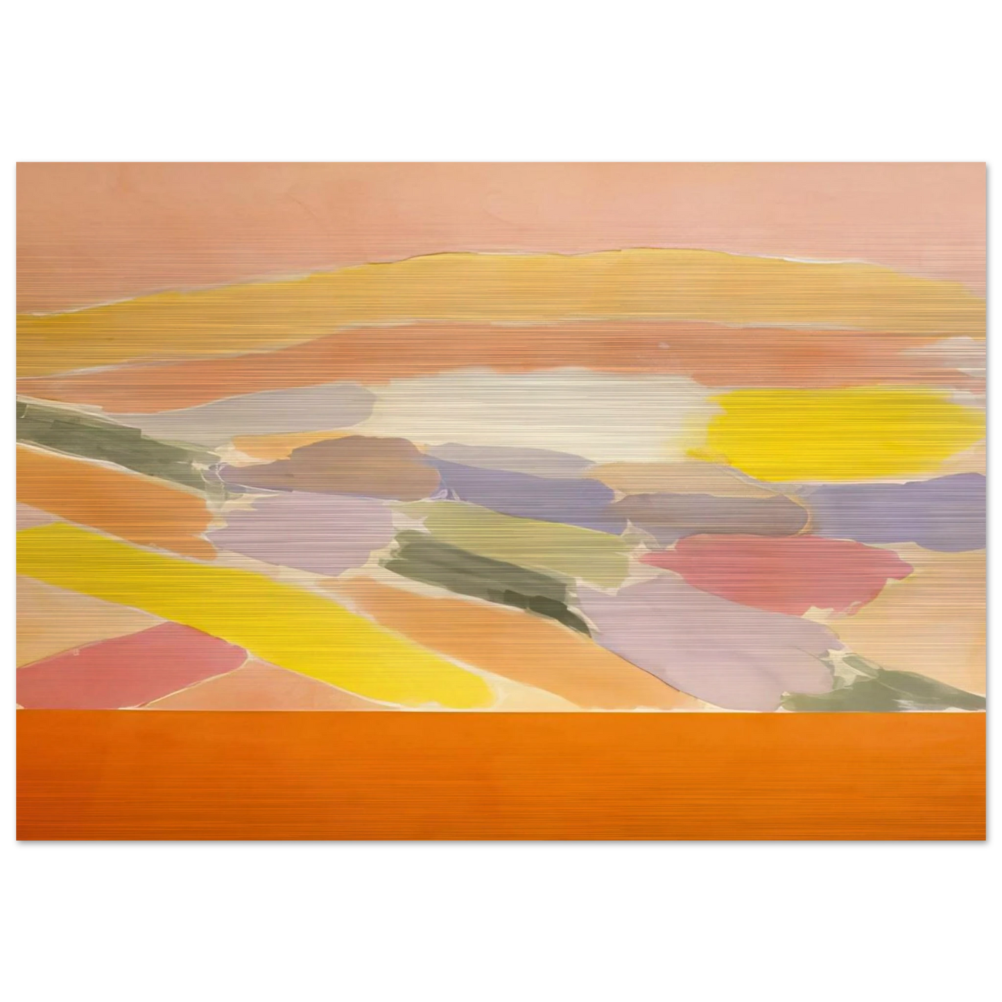 Arielle - 1978 - Ronnie Landfield Brushed Aluminum Print - 70x100 cm / 28x40 inches | Ronnie Landfield Aluminum Print | Ronnie Landfield Prints