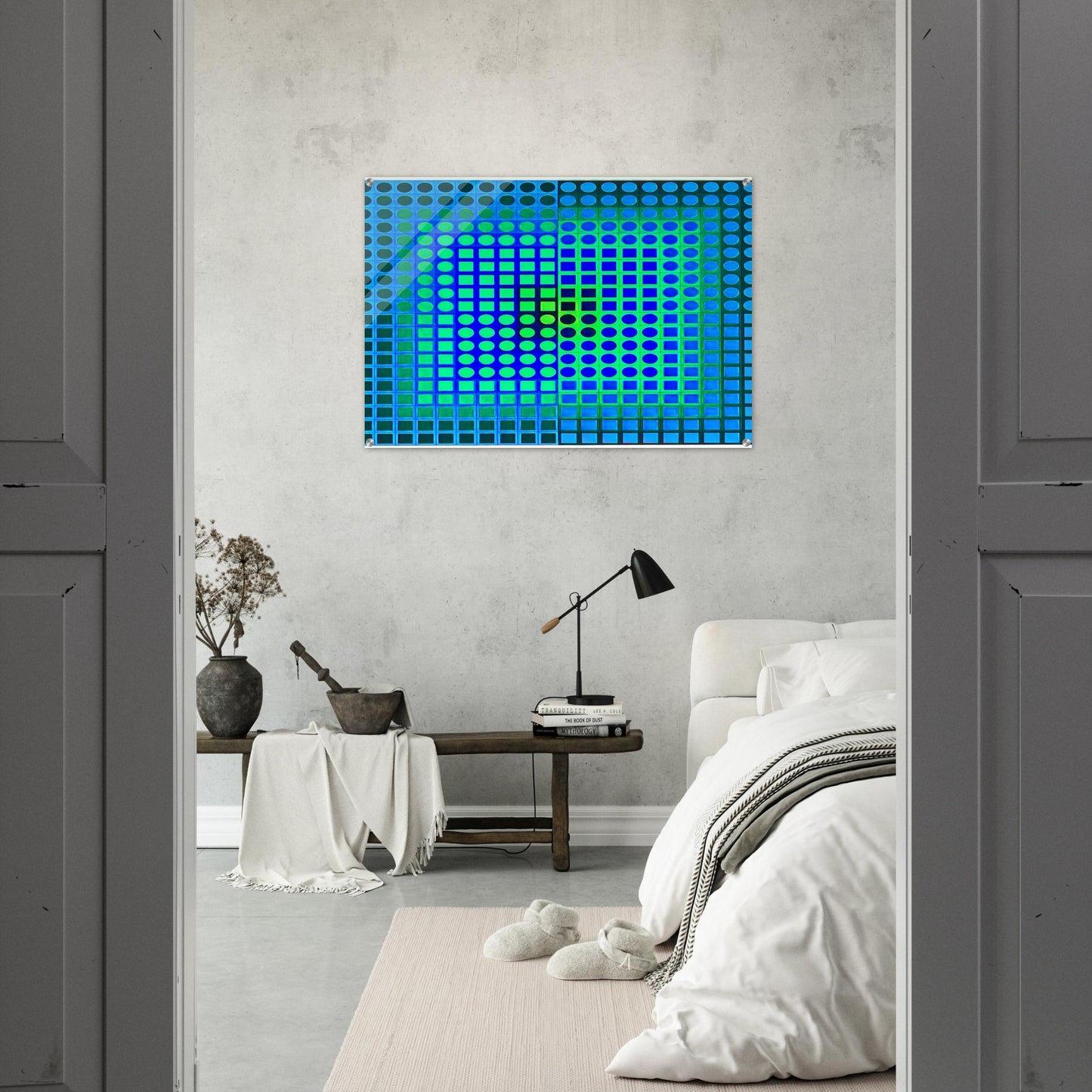 Zoeld V - 1967 - Victor Vasarely Acrylic Print - 70x100 cm / 28x40″ inches