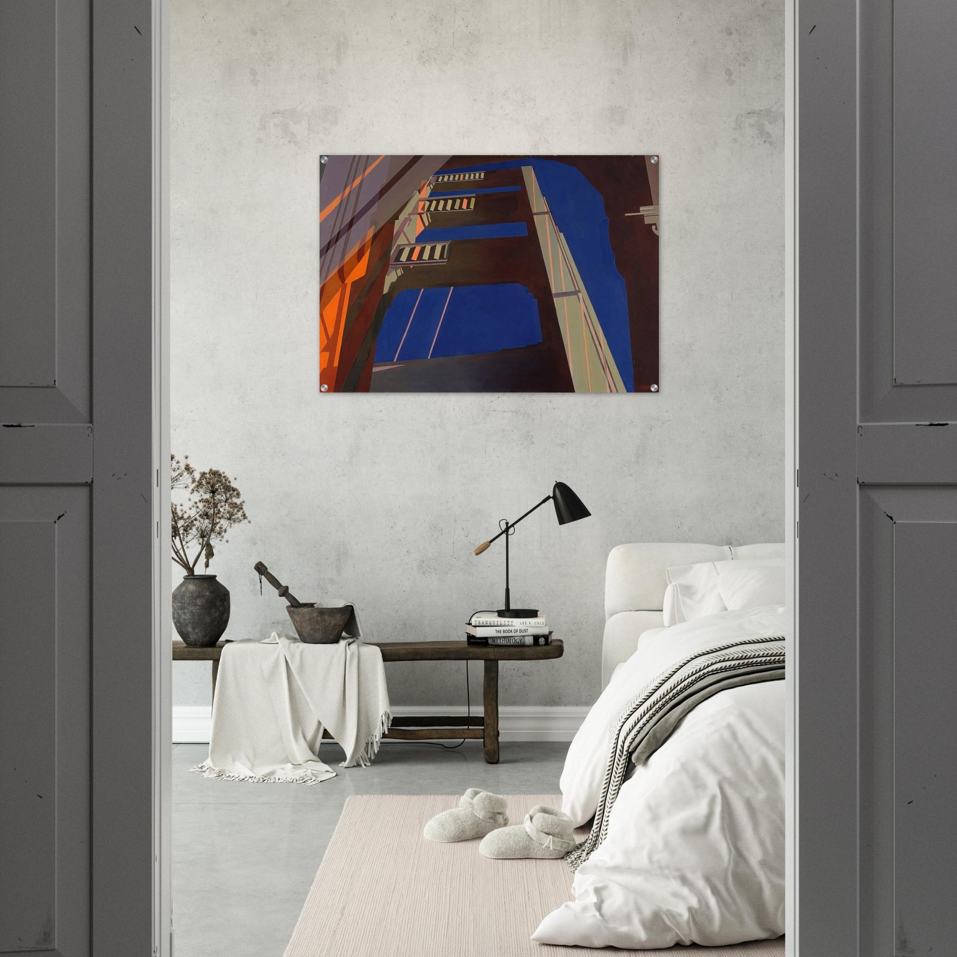Golden Gate - 1955 - Charles Sheeler Acrylic Print - 70x100 cm / 28x40″ inches