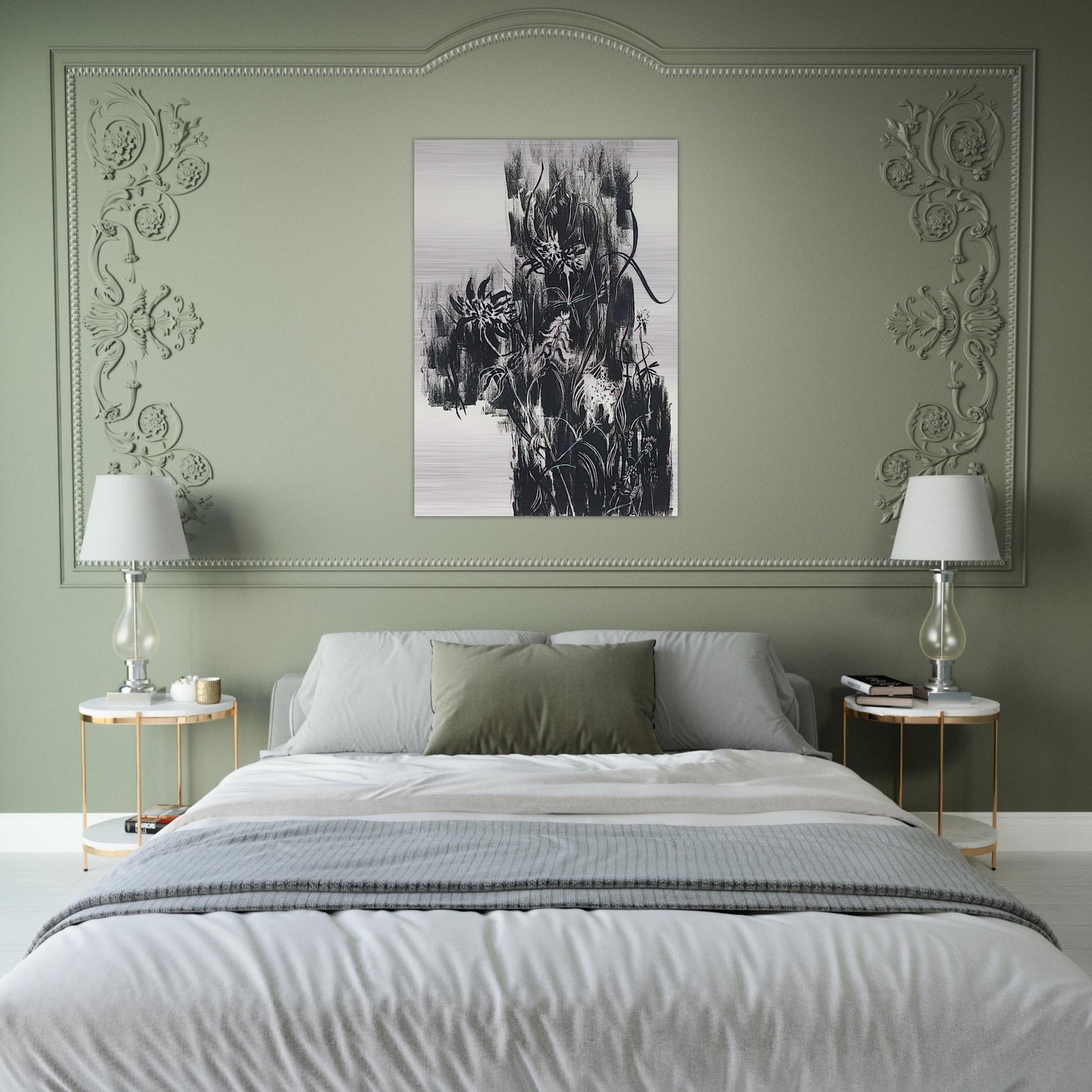 Waldrandblumen - 1919 - Johannes Itten Brushed Aluminum Print - 70x100 cm / 28x40 inches | Johannes Itten Aluminum Print | Johannes Itten Prints