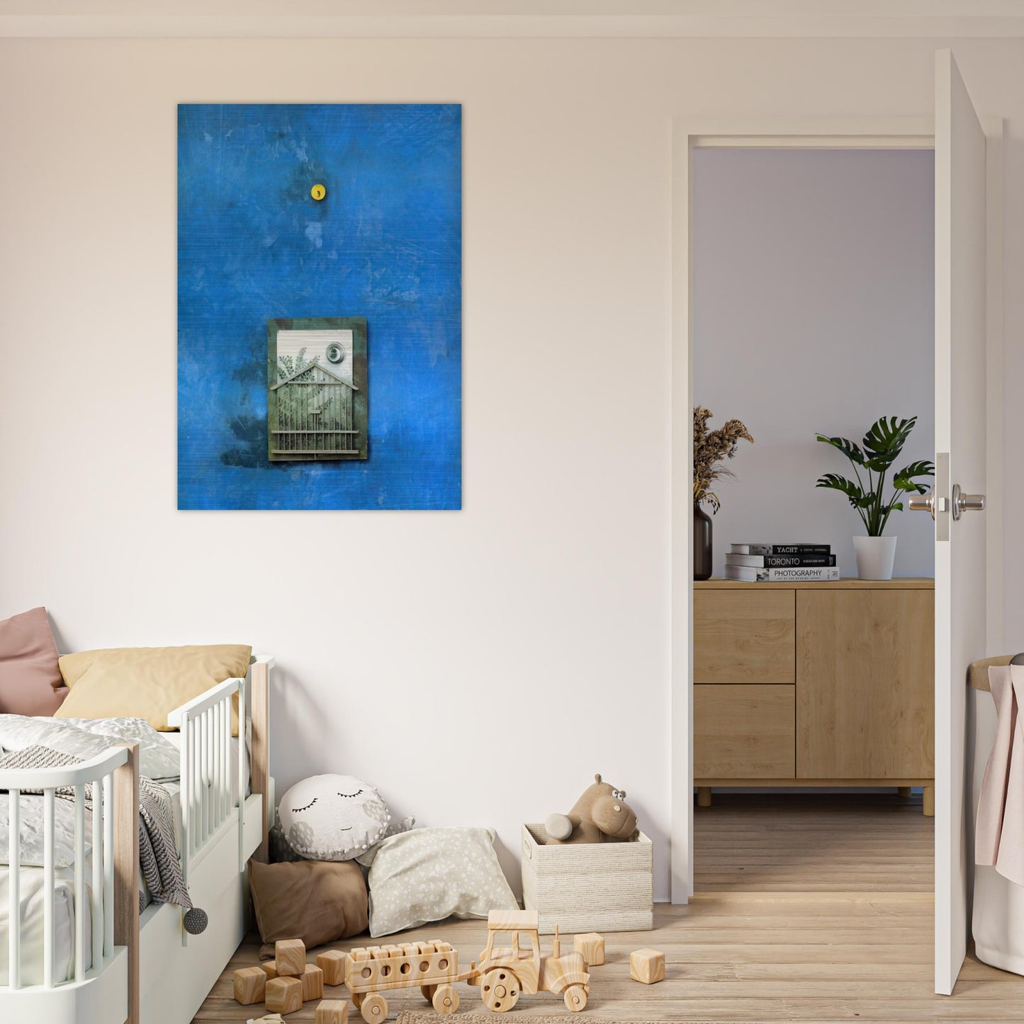Sanctuary - Max Ernst Brushed Aluminum Print - 70x100 cm / 28x40 inches | Max Ernst Aluminum Print | Max Ernst Prints
