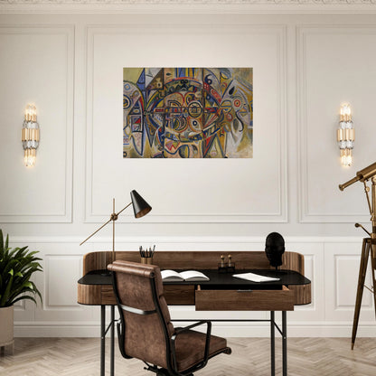 Desert - Richard Pousette-Dart Brushed Aluminum Print - 70x100 cm / 28x40 inches | Richard Pousette-Dart Aluminum Print | Richard Pousette-Dart Prints