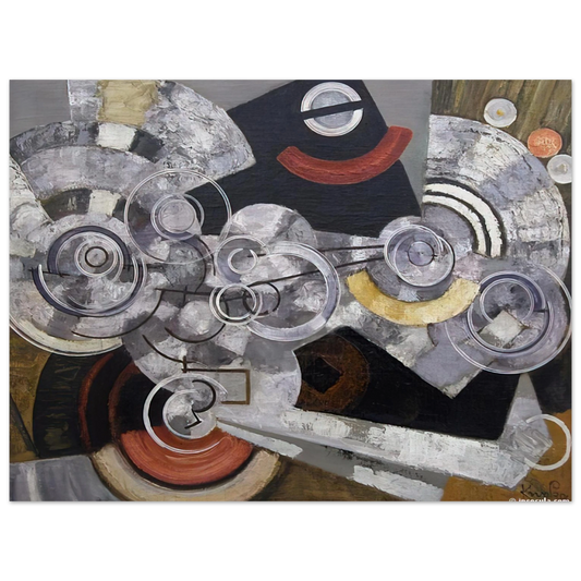 Frantisek Kupka - Fanny Machine - The machinery  75x100 cm / 30x40inches Fine Art Poster