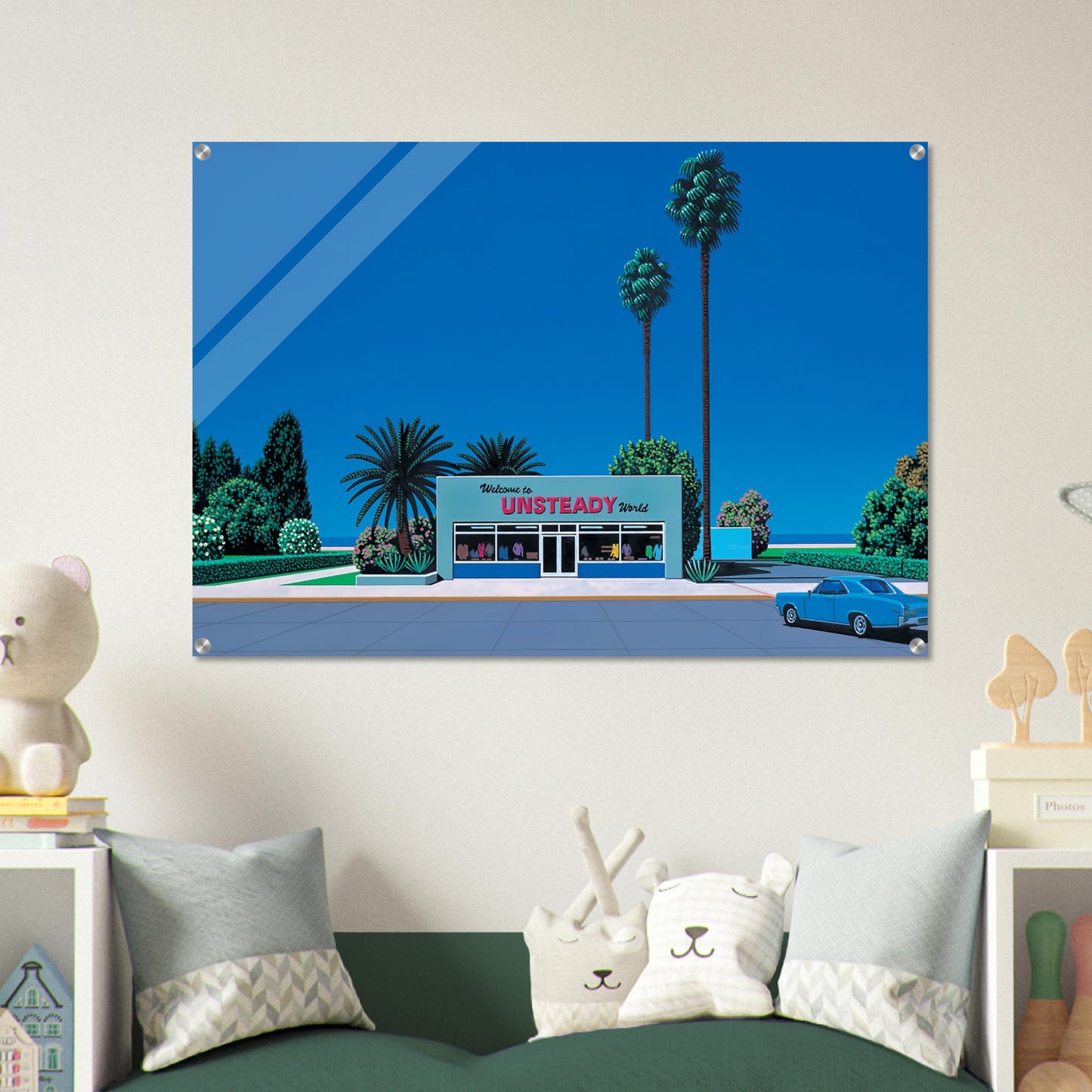 Unsteady World - Hiroshi Nagai Acrylic Print - 70x100 cm / 28x40″ inches
