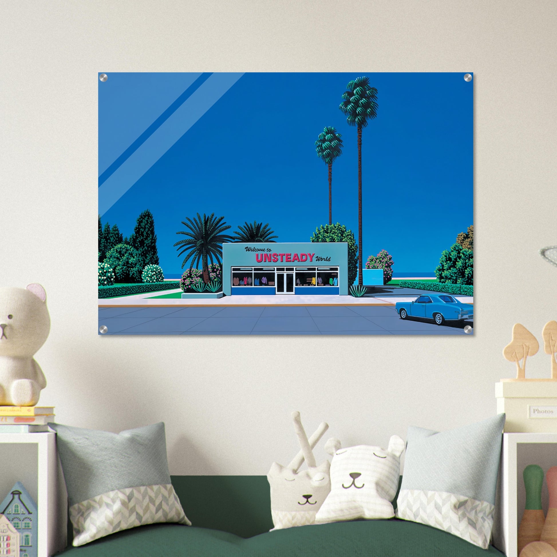 Unsteady World - Hiroshi Nagai Acrylic Print - 70x100 cm / 28x40″ inches