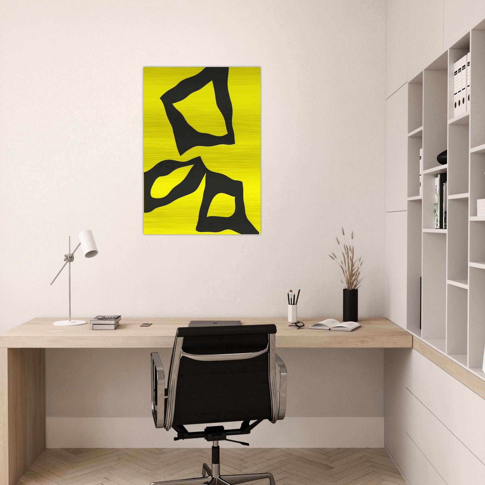 Hasard - Jean Arp Brushed Aluminum Print - 70x100 cm / 28x40 inches | Jean Arp Aluminum Print | Jean Arp Prints