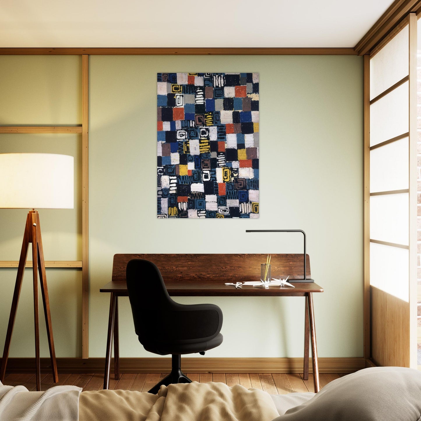 Untitled from Little Image series - Lee Krasner Brushed Aluminum Print - 70x100 cm / 28x40 inches | Lee Krasner Aluminum Print | Lee Krasner Prints