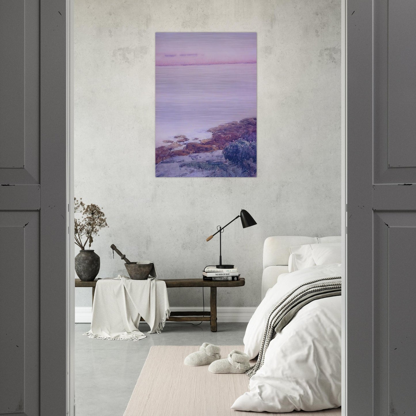 Isles of Shoals - Childe Hassam Brushed Aluminum Print - 70x100 cm / 28x40 inches | Childe Hassam Aluminum Print | Childe Hassam Prints