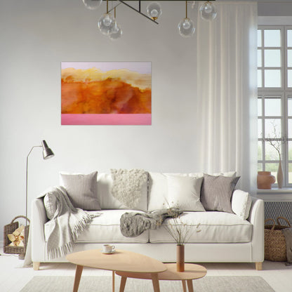 For John Keats - 1978 - Ronnie Landfield Brushed Aluminum Print - 70x100 cm / 28x40 inches | Ronnie Landfield Aluminum Print | Ronnie Landfield Prints
