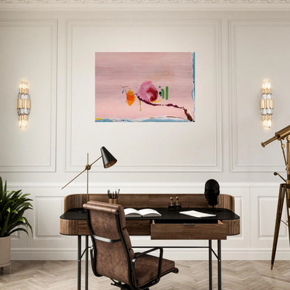 Flirt - 1995 - Helen Frankenthaler Brushed Aluminum Print - 70x100 cm / 28x40 inches | Helen Frankenthaler Aluminum Print | Helen Frankenthaler Prints