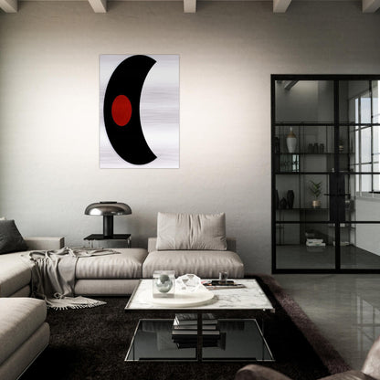 Omicron V - 1961 - Alexander Liberman Brushed Aluminum Print - 70x100 cm / 28x40 inches | Alexander Liberman Aluminum Print | Alexander Liberman Prints