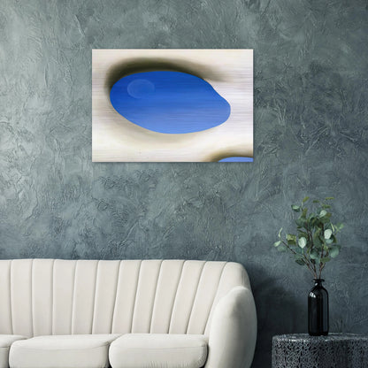 Pelvis IV - Georgia O'Keeffe Brushed Aluminum Print - 70x100 cm / 28x40 inches | Georgia O'Keeffe Aluminum Print | Georgia O'Keeffe Prints