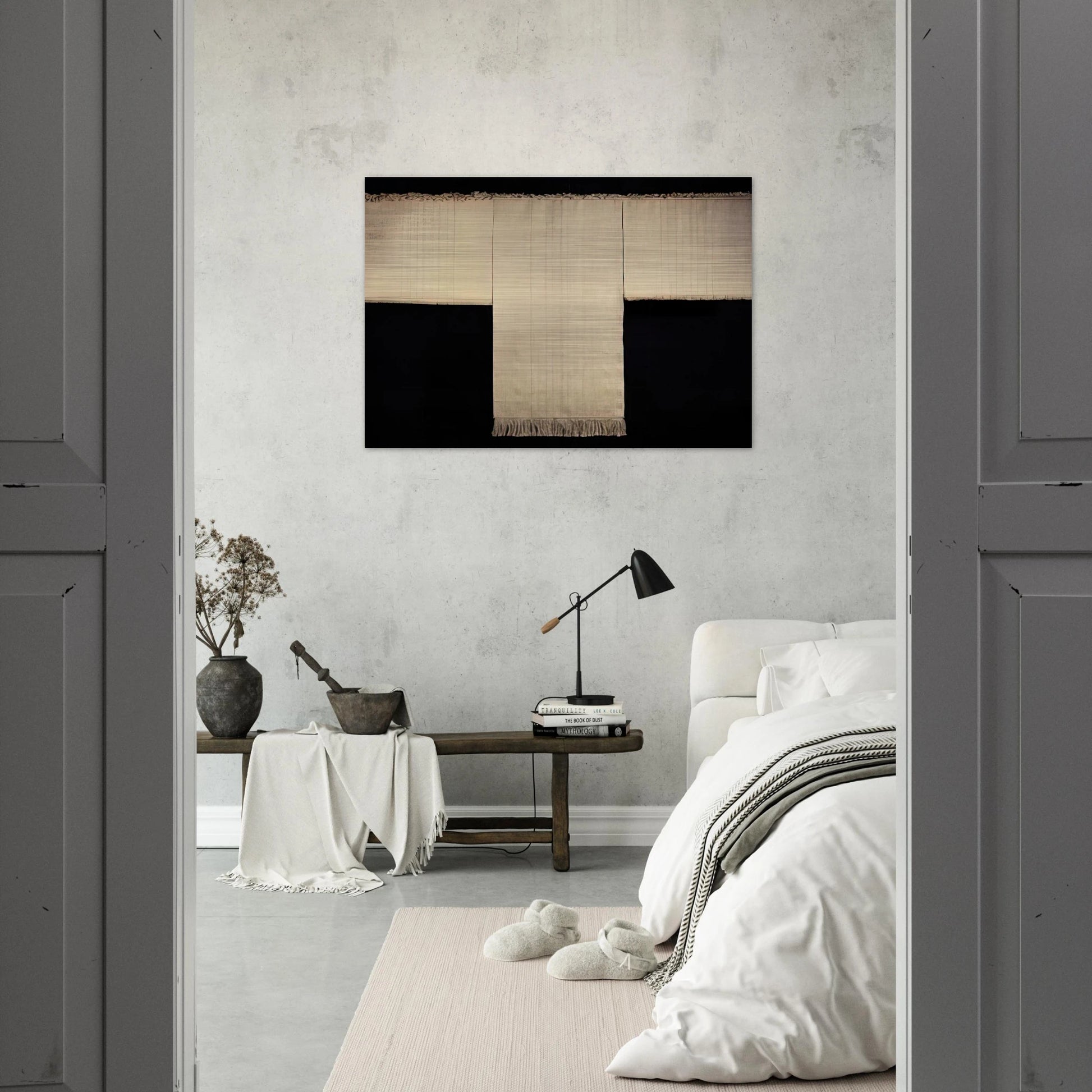 TAU 1974 - Lenore Tawney Brushed Aluminum Print - 70x100 cm / 28x40 inches | Lenore Tawney Aluminum Print | Lenore Tawney Prints