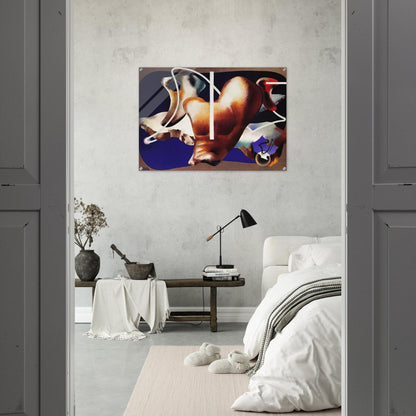 SUPERAMENTO TERRESTRE 1932 - Enrico Prampolini Acrylic Print - 70x100 cm / 28x40″ inches