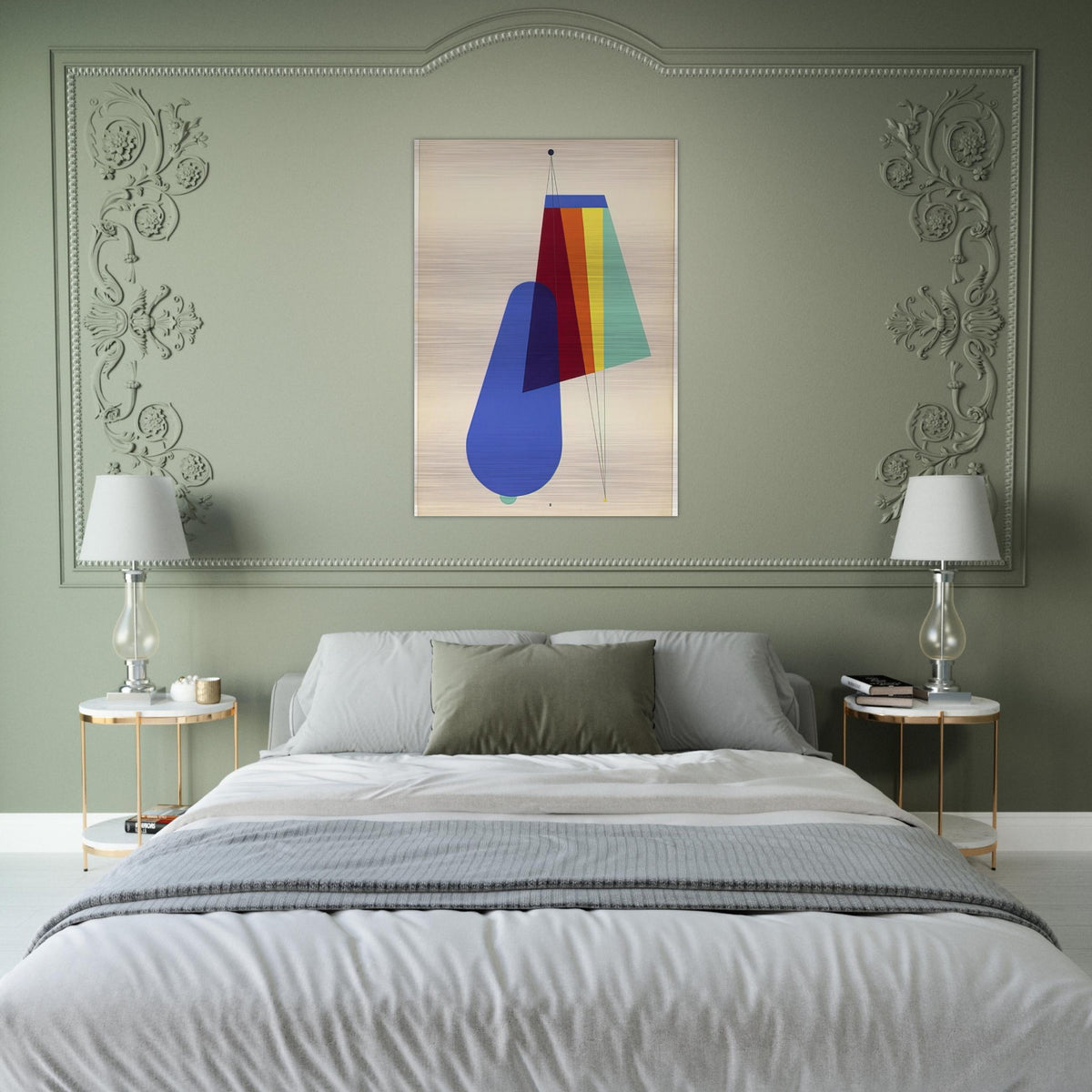 LONG DISTANCE FROM THE PORTFOLIO REVOLVING DOORS 1926 - Man Ray Brushed Aluminum Print - 70x100 cm / 28x40 inches | Man Ray Aluminum Print | Man Ray Prints