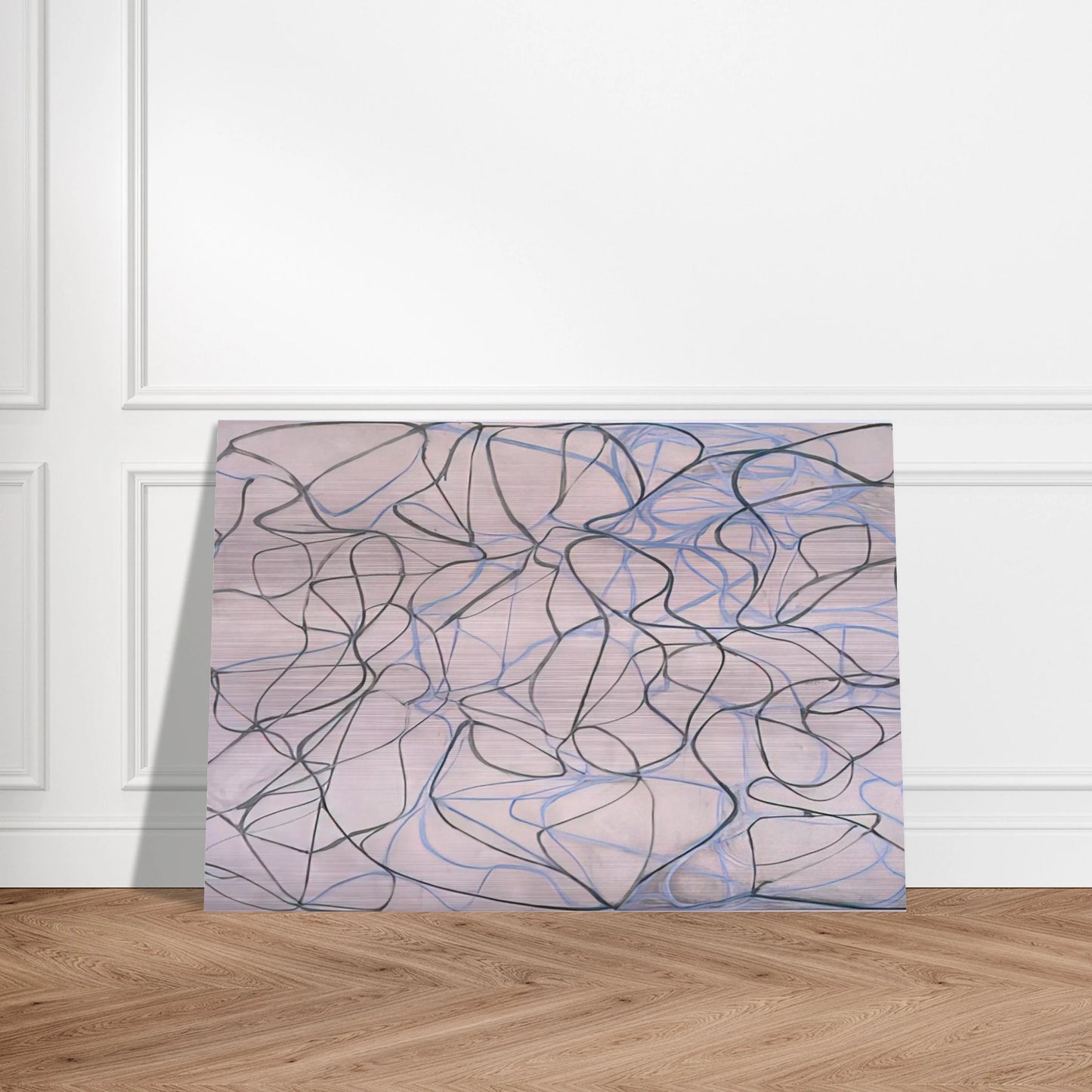 Vine - 1993 - Brice Marden Brushed Aluminum Print - 70x100 cm / 28x40 inches | Brice Marden Aluminum Print | Brice Marden Prints