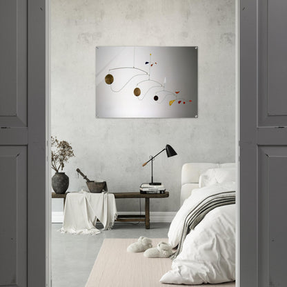 TRIPLE GONG 1948 - Alexander Calder Acrylic Print - 70x100 cm / 28x40″ inches | Alexander Calder Wall Art | Alexander Calder Prints
