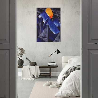Composition - 1914 - Natalia Goncharova Brushed Aluminum Print - 70x100 cm / 28x40 inches | Natalia Goncharova Aluminum Print | Natalia Goncharova Prints