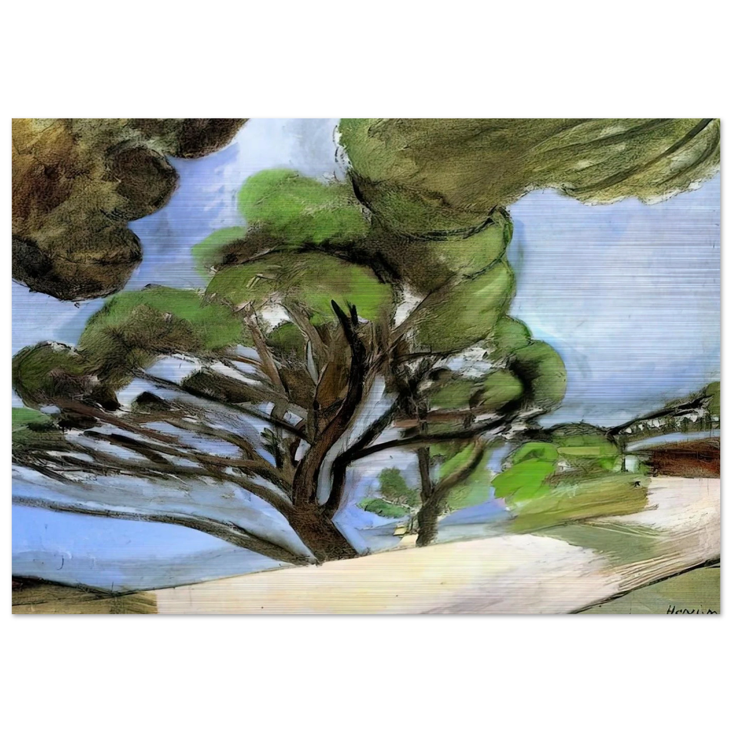 THE LARGE PINE 1926 - Henri Matisse Brushed Aluminum Print - 70x100 cm / 28x40 inches | Henri Matisse Aluminum Print | Henri Matisse Prints