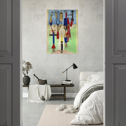 Hydrometric Demonstration - Max Ernst Brushed Aluminum Print - 70x100 cm / 28x40 inches | Max Ernst Aluminum Print | Max Ernst Prints