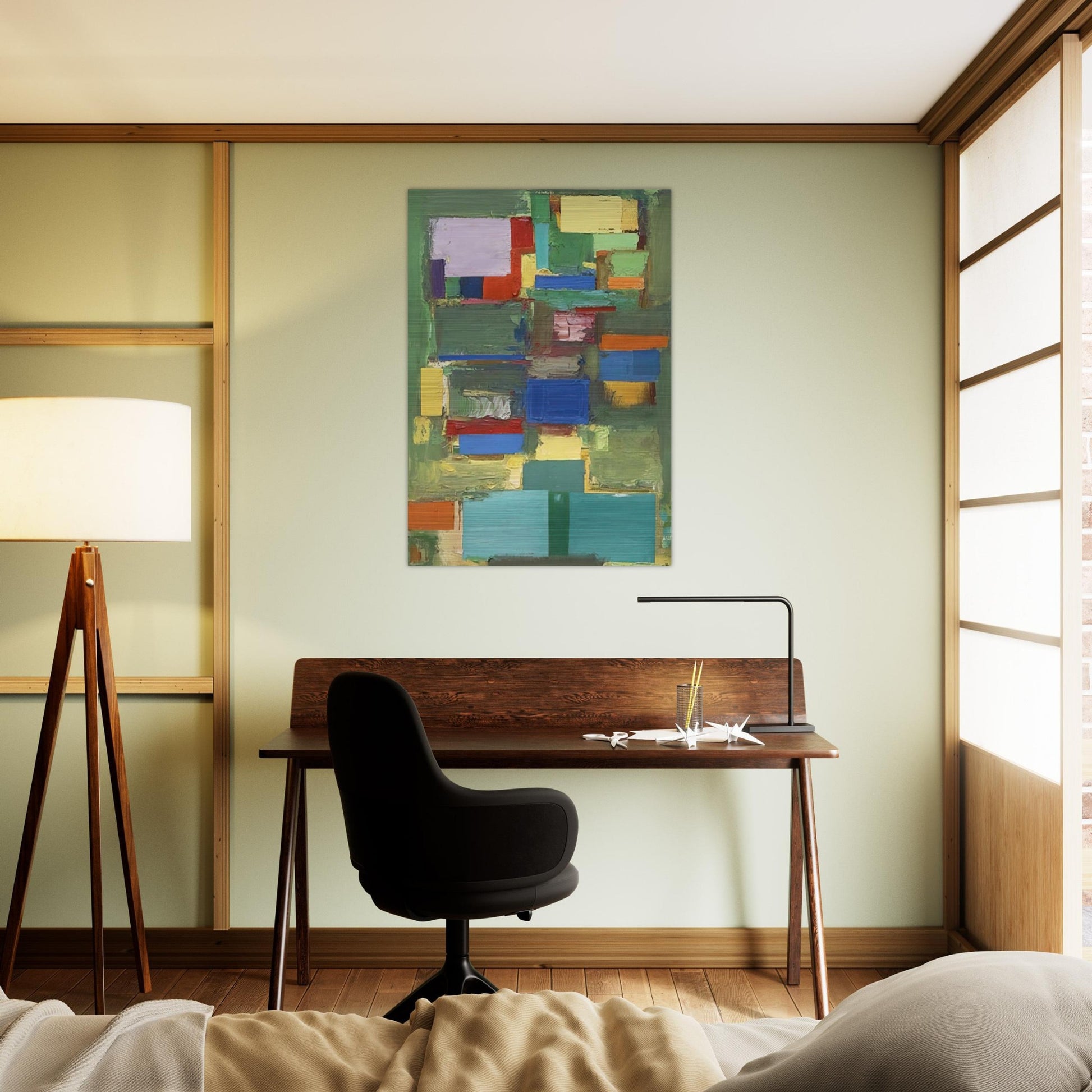 Morning Mist - Hans Hofmann Brushed Aluminum Print - 70x100 cm / 28x40 inches | Hans Hofmann Aluminum Print | Hans Hofmann Prints