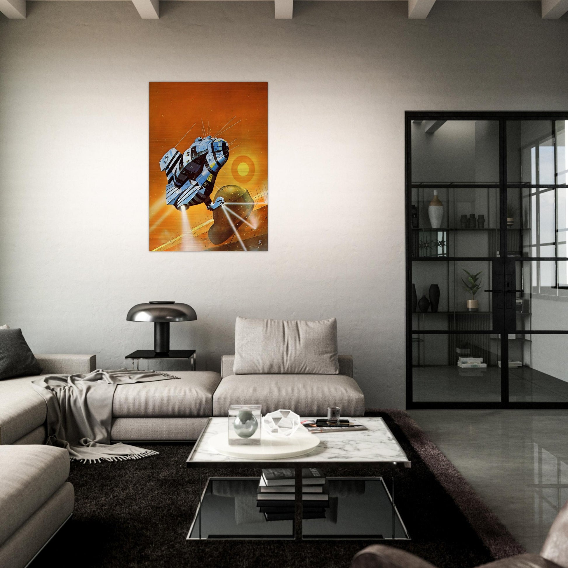 Chris Foss - Chris Foss Brushed Aluminum Print - 70x100 cm / 28x40 inches | Chris Foss Aluminum Print | Chris Foss Prints