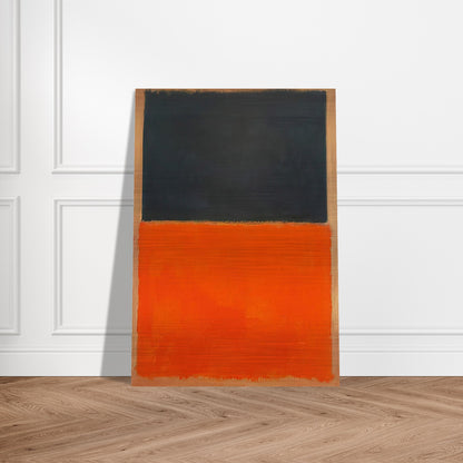 Green and Tangerine on Red - 1956 - Mark Rothko Brushed Aluminum Print - 70x100 cm / 28x40 inches | Mark Rothko Aluminum Print | Mark Rothko Prints