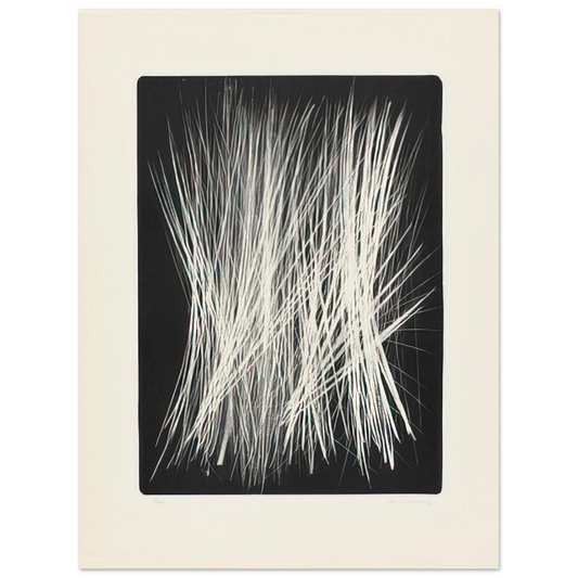 Hans Hartung - Untitled L 102 - 1963  75x100 cm / 30x40inches Fine Art Poster