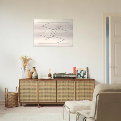 STRUCTURAL CONSTELLATION 1955 - Josef Albers Brushed Aluminum Print - 70x100 cm / 28x40 inches | Josef Albers Aluminum Print | Josef Albers Prints