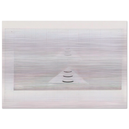 Untitled - 1980 - Nasreen Mohamedi Brushed Aluminum Print - 70x100 cm / 28x40 inches | Nasreen Mohamedi Aluminum Print | Nasreen Mohamedi Prints