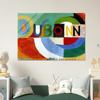 DUBONNET - Sonia Delaunay Acrylic Print - 70x100 cm / 28x40″ inches