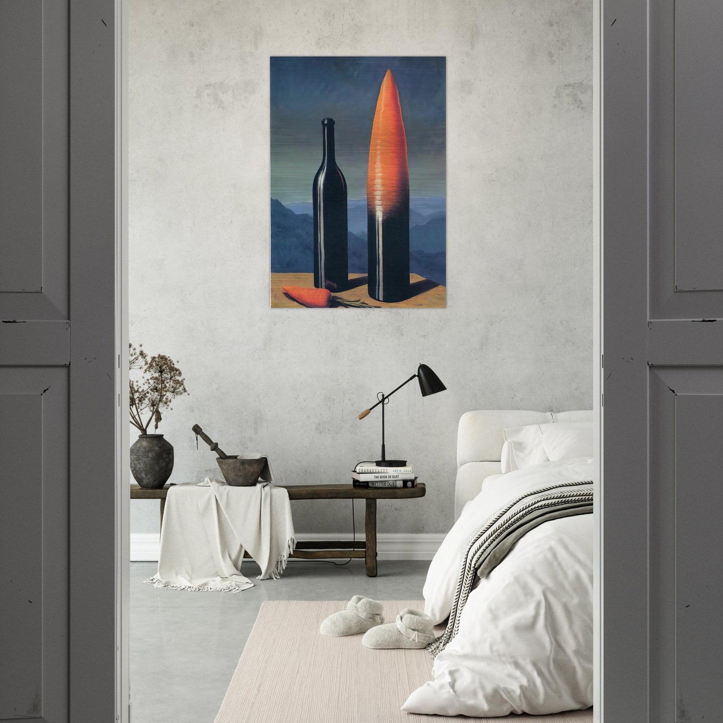 THE EXPLANATION 1952 - Rene Magritte Brushed Aluminum Print - 70x100 cm / 28x40 inches | Rene Magritte Aluminum Print | Rene Magritte Prints