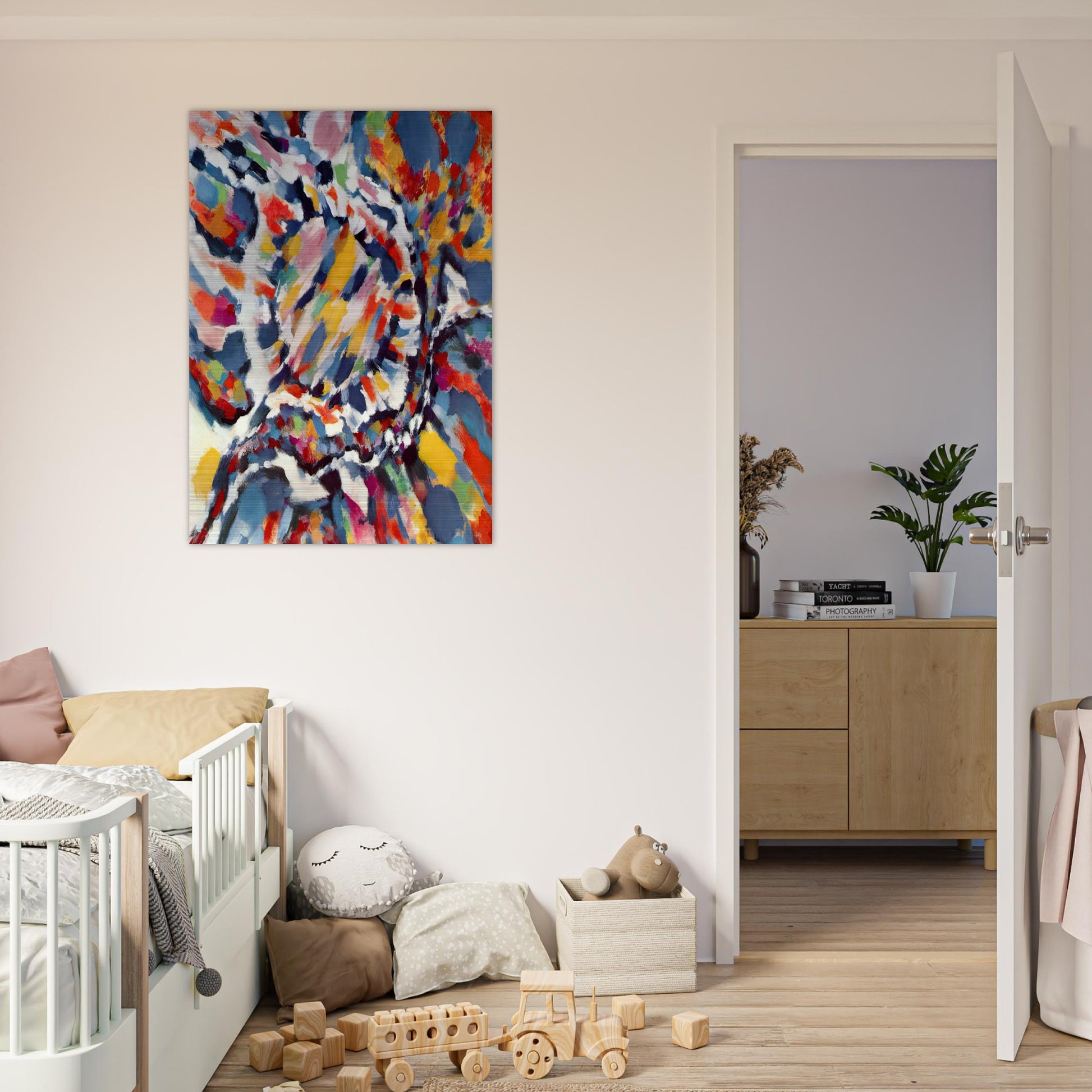 La Sève - 1963 - Alfred Manessier Brushed Aluminum Print - 70x100 cm / 28x40 inches | Alfred Manessier Aluminum Print | Alfred Manessier Prints